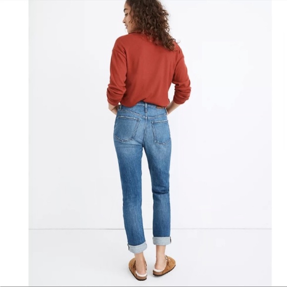 NWT Madewell The High Rise Slim Boyjean 26 - Picture 4 of 15